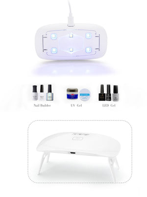 EclateBeauty 12W Nail Dryer LED UV Lamp Micro USB