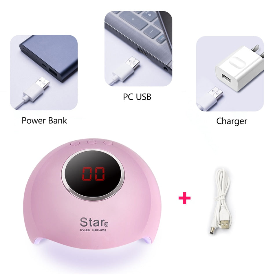 EclateBeauty Nail Dryer For Nail LED UV Lamp 36W MINI USB Lamp For Manicure