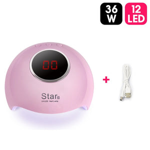 EclateBeauty Nail Dryer For Nail LED UV Lamp 36W MINI USB Lamp For Manicure