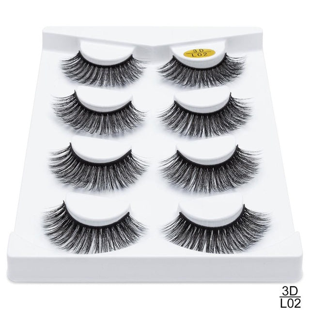 EclateBeauty Natural Fake Eyelashes