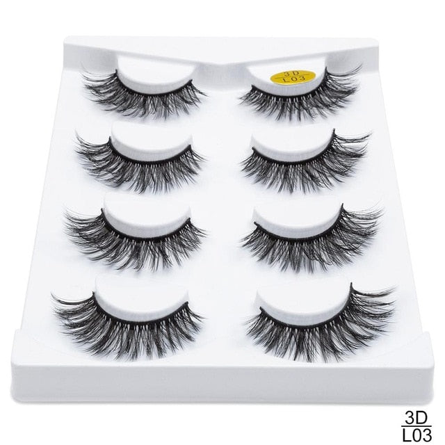 EclateBeauty Natural Fake Eyelashes