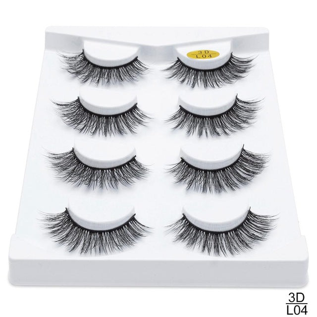 EclateBeauty Natural Fake Eyelashes