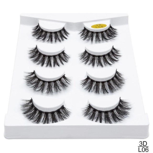 EclateBeauty Natural Fake Eyelashes