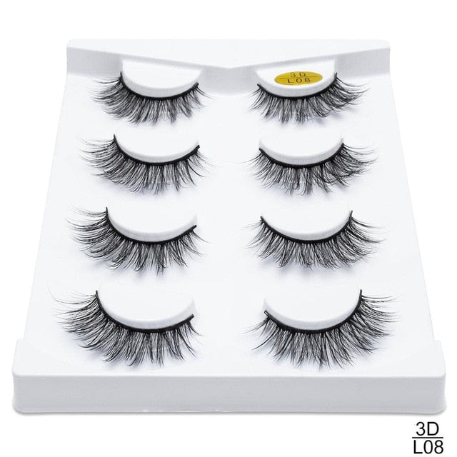 EclateBeauty Natural Fake Eyelashes