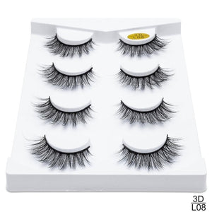 EclateBeauty Natural Fake Eyelashes