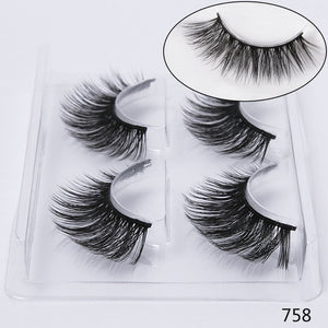 EclateBeauty Natural Fake Eyelashes