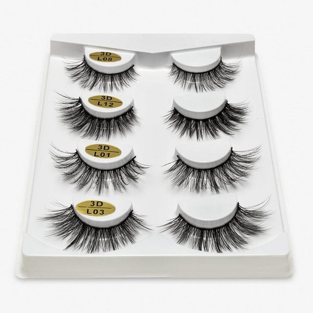 EclateBeauty Natural Fake Eyelashes