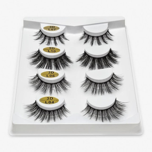 EclateBeauty Natural Fake Eyelashes