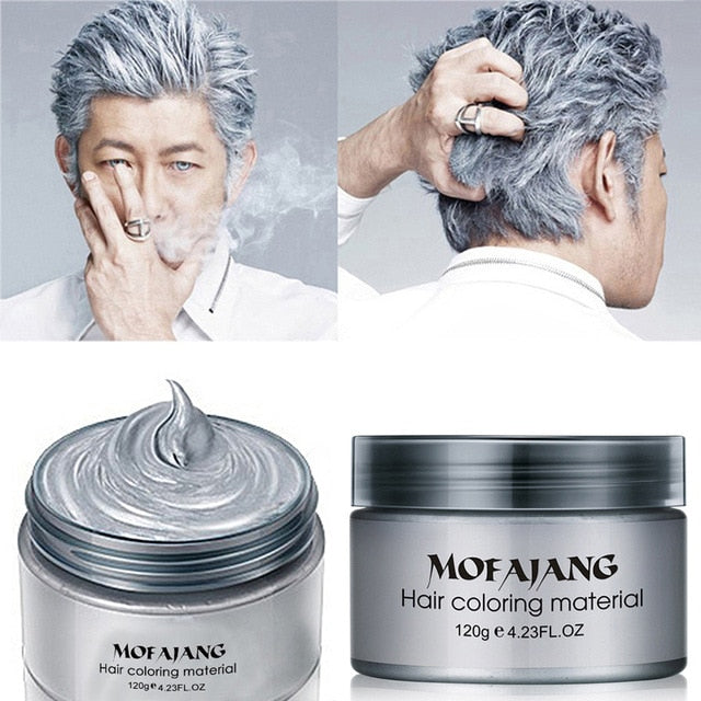 Color Hair Wax Styling Pomade Temporary Dye