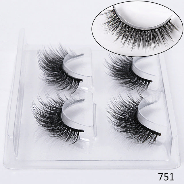 EclateBeauty Natural Fake Eyelashes